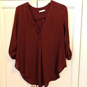 Lush Burgundy Top, Size Medium